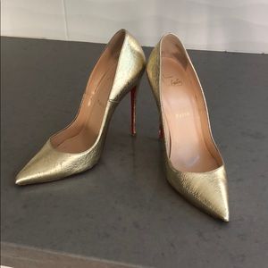 Christian Louboutin Gold heels